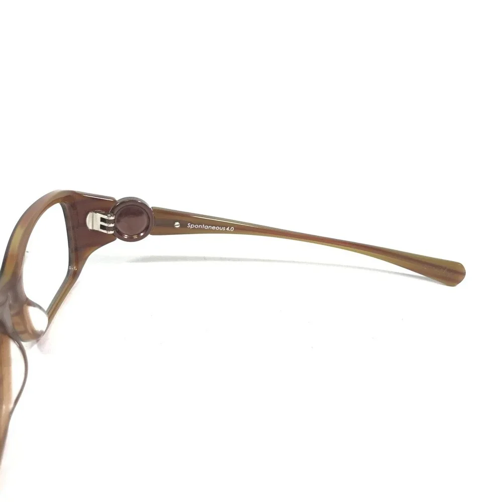 Oakley Spontaneous 4.0 Striped Plum Eyeglasses Frames Brown Logos 51-16-130